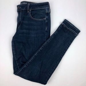 AEO Super Stretch 4x Jeggings dark wash 12 long